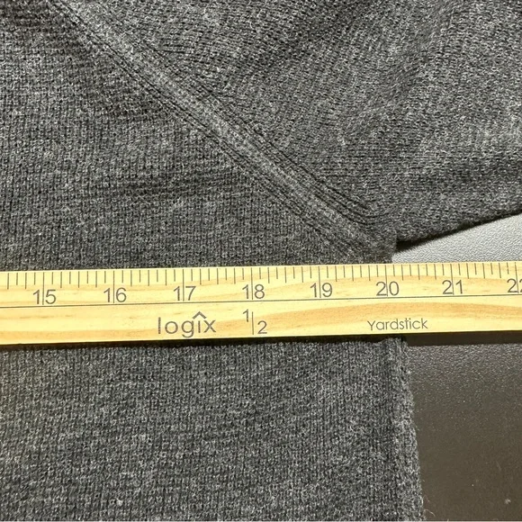 Prana Women's Milani Tunic Hoodie Sweater Size Small Black Organic Cotton Wool - Picture 10 of 12